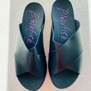 New Blowfish wedge slide size 8, never worn